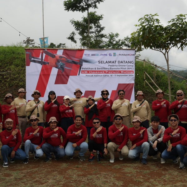 Sertifikasi Remote Pilot di Nusadrone dengan konsep Drone Camp.